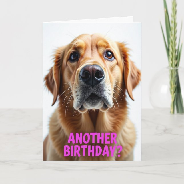 Tarjeta de perro con alma dulce (Anverso)