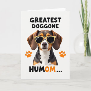 Tarjeta de perro con estampado de leopardo