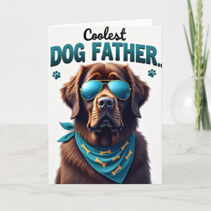 Tarjeta de Perro de Lunares con Gafas de Sol