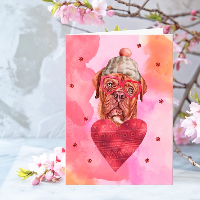Tarjeta de perro de regalo de El día de San Valent (Subido por el creador)