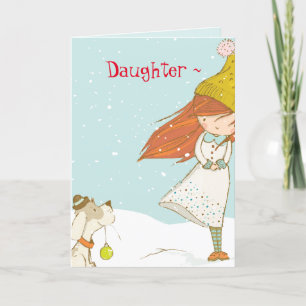 TARJETA DE PERRO EN NAVIDADES HIJOS