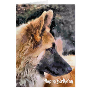 Tarjeta de PERRO GERMAN SHEPHERD