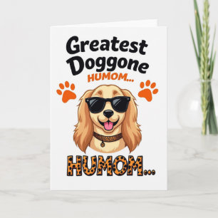 Tarjeta de perro Humom Leopardo