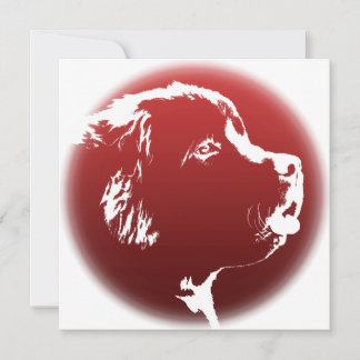 Tarjeta de perro personalizada Invitaciones a Terr