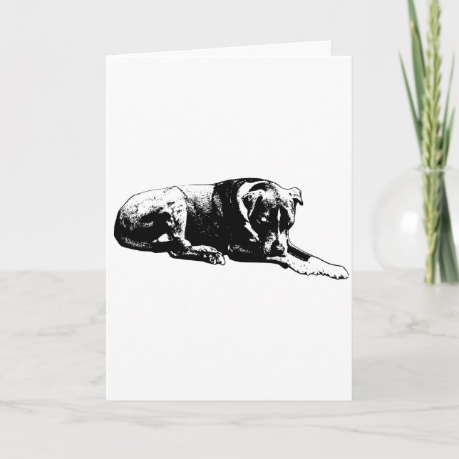 Tarjeta de perro transparente (Anverso)