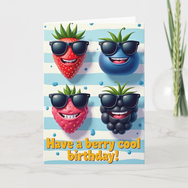Tarjeta de personajes de bayas dulces (Anverso)