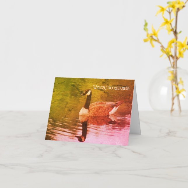 Tarjeta de Personalizable de arte de vida salvaje  (flor amarilla)