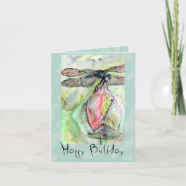 Tarjeta de Personalizable de cumpleaños feliz de D