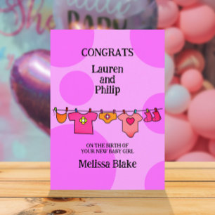 Tarjeta de Personalizable de felicitaciones al Chi