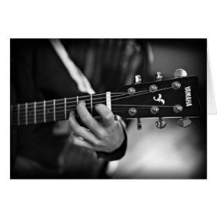 Tarjeta de Personalizable de guitarra