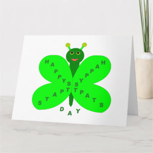 Tarjeta de Personalizable de mariposa del Día de S