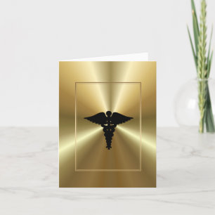Tarjeta de Personalizable dorado del símbolo del C