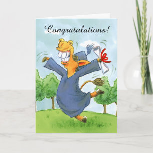 Tarjeta de personalizable feliz de la graduación d