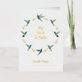 Tarjeta de personalizable Feliz Dia De Las Madres
