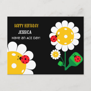 Tarjeta de Personalizable negro feliz cumpleaños d