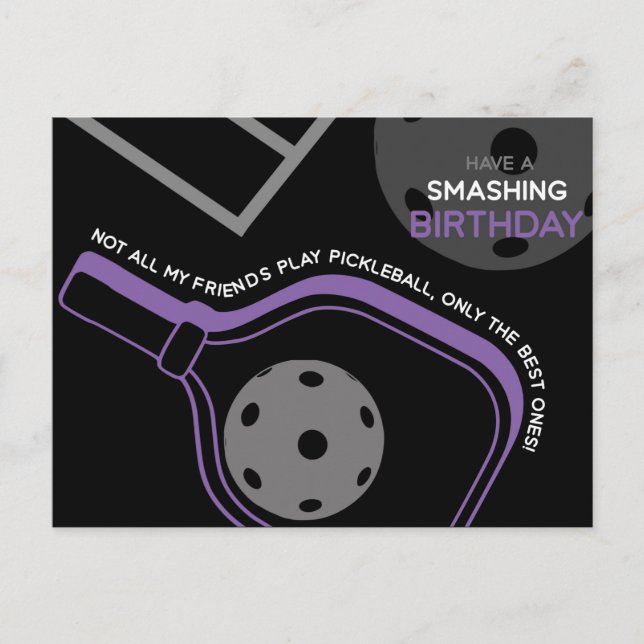 Tarjeta de Personalizable negro feliz cumpleaños d (Anverso)