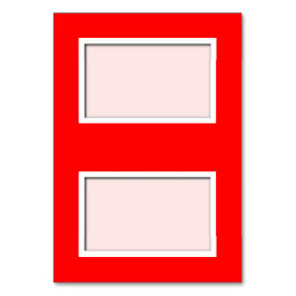 Tarjeta de personalizable Poppy Red Tented Place