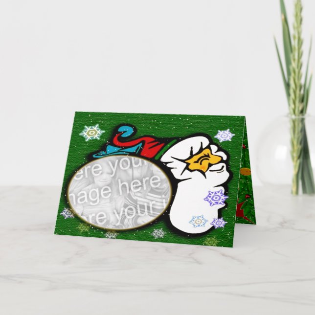 Tarjeta de personalizable Santa Claus (Anverso)