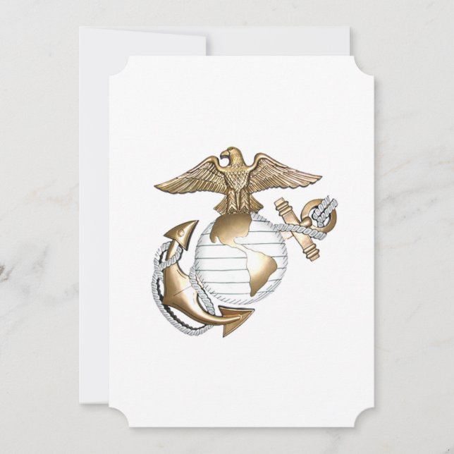 Tarjeta de Personalizable USMC EGA para cualquier  (Anverso)