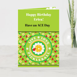 Tarjeta de Personalizable verde feliz cumpleaños