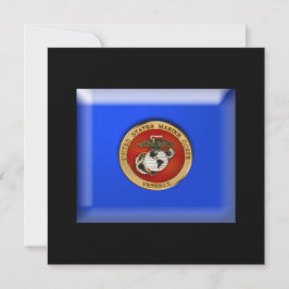 Tarjeta de Personalizable Veterano USMC! ¡Oh, Rah!