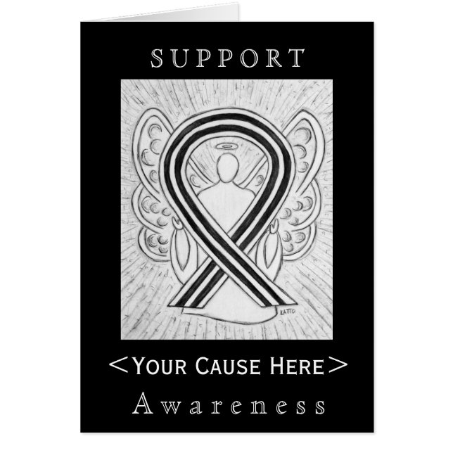 Tarjeta de Personalizado Angel de la cinta de sens (Frente)