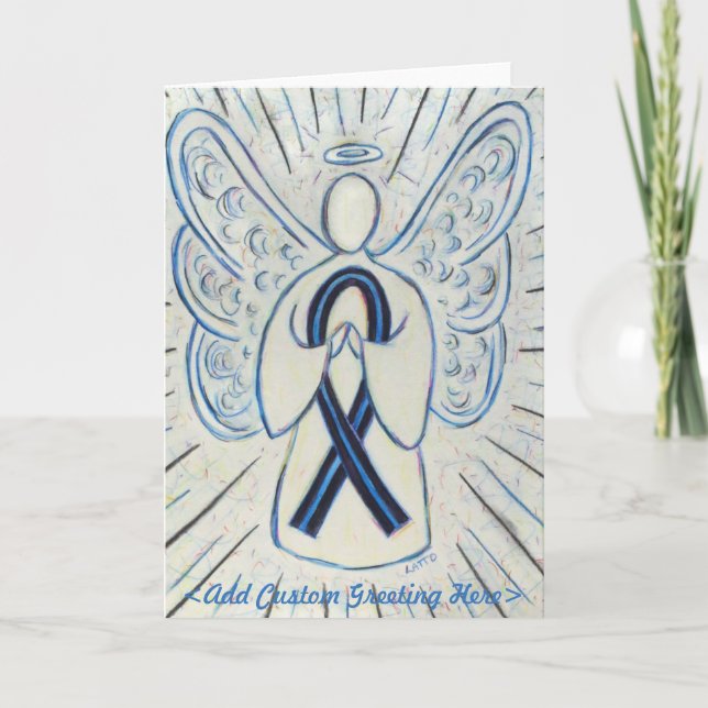 Tarjeta de Personalizado Angel de la cinta de sens (Anverso)