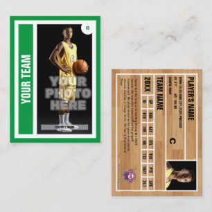 Tarjeta de personalizado de Baloncesto - Kelly Gre
