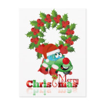 Tarjeta de Personalizado de coches para navidades