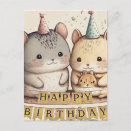 Tarjeta de personalizado de cumpleaños feliz