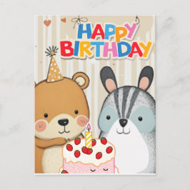 Tarjeta de personalizado de cumpleaños feliz