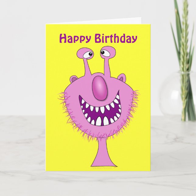 Tarjeta de Personalizado de cumpleaños feliz a mon (Anverso)