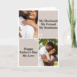 Tarjeta de Personalizado de fotos del Día del Padr