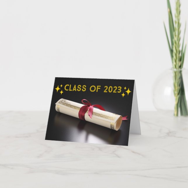 Tarjeta de Personalizado de graduación (Anverso)