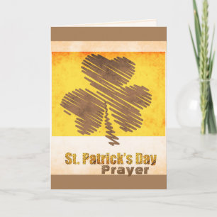Tarjeta de Personalizado de oración irlandesa del