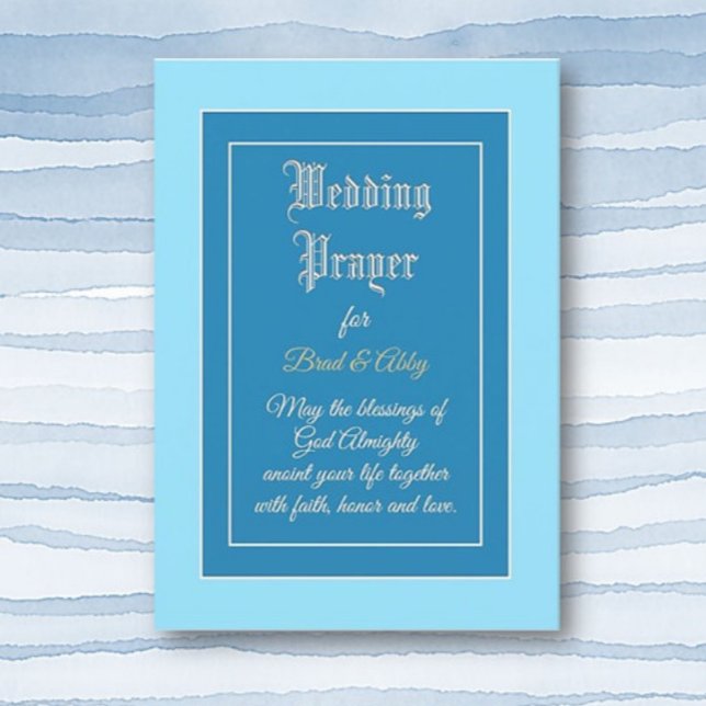 tarjeta de personalizado de plegarias del Boda del (Subido por el creador)