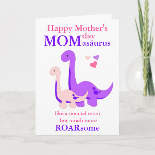 Tarjeta de personalizado del Día de la Madre de Di