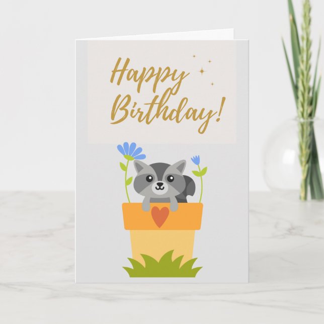Tarjeta de Personalizado Feliz Cumpleaños Para Niñ (Anverso)