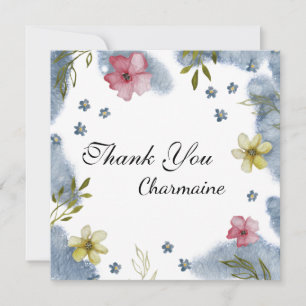 Tarjeta de Personalizado Floral Floral de Amigo