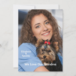 Tarjeta de Personalizado fotográfica de la tarjeta