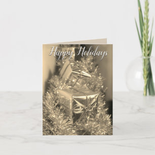 Tarjeta de personalizado Happy Holidays Card no co