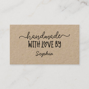 Tarjeta de Personalizado hecha a mano con amor par