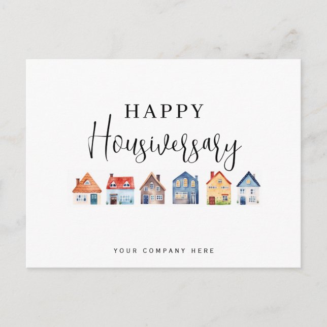 Tarjeta de personalizado Housiversaria para Kelly (Anverso)