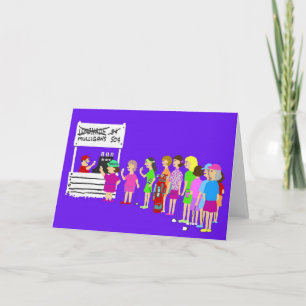 Tarjeta de Personalizado Mulligan Ladies Golf