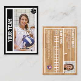 Tarjeta de personalizado para el comercio de volei