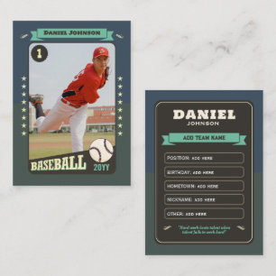 Tarjeta de personalizado Retro para Jugador Fun co
