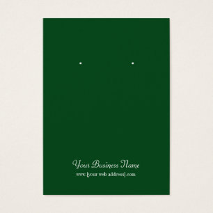 Tarjeta de Personalizado simple de llanura verde o