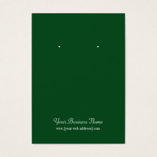 Tarjeta de Personalizado simple de llanura verde o