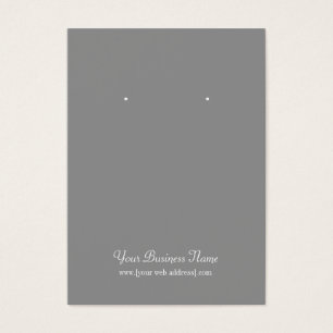 Tarjeta de Personalizado simple gris claro