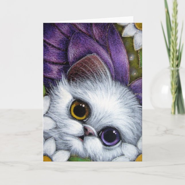 Tarjeta de PERSONALIZAR ODD ODD EYE PERSA BLANCA (Anverso)